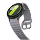 Remen Silicone Sport za Samsung Watch 4 / 5 / 5 Pro / 6 / 7 / FE, Crayon Grey, Tech-Protect