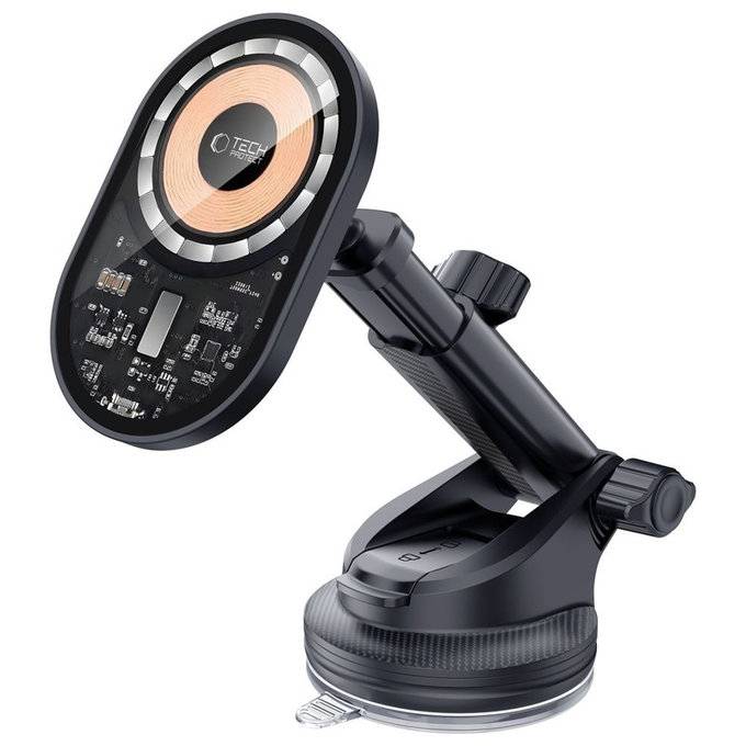 Auto držač MM15W-V6 Magnetic MagSafe Dashboard & Vent 15W, Black/Interior, Tech-Protect