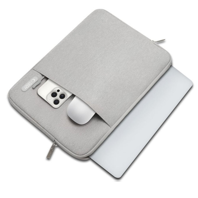 Torba za laptop Sleevy 13-14, Crayon Grey, Tech-Protect