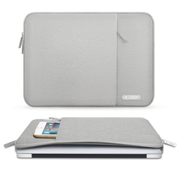 Torba za laptop Sleevy 13-14, Crayon Grey, Tech-Protect
