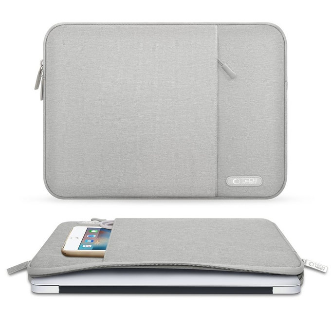 Torba za laptop Sleevy 13-14, Crayon Grey, Tech-Protect