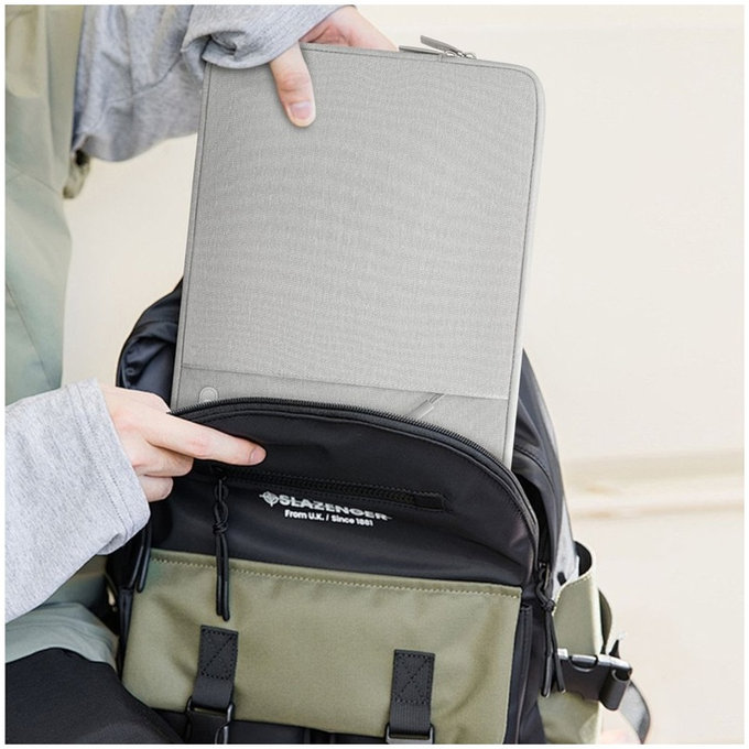 Torba za laptop Sleevy 13-14, Crayon Grey, Tech-Protect