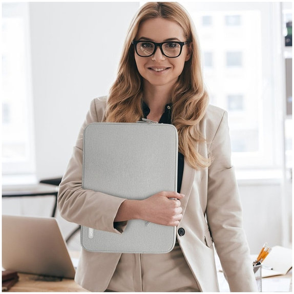Torba za laptop Sleevy 13-14, Crayon Grey, Tech-Protect