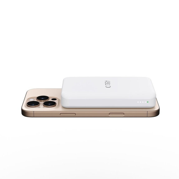 Powerbank PB24 Lifemag Qi2 MagSafe 10000mAh, bijela, Tech-Protect