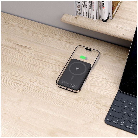 Powerbank PB24 Lifemag Qi2 MagSafe 10000mAh, crna, Tech-Protect