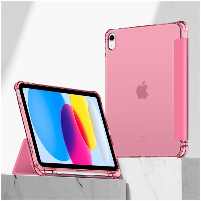 Maskica Sc Pen Hybrid za iPad 10.9" 10 / 2022 / 11" 11 / 2025, Crystal Magenta, Tech-Protect