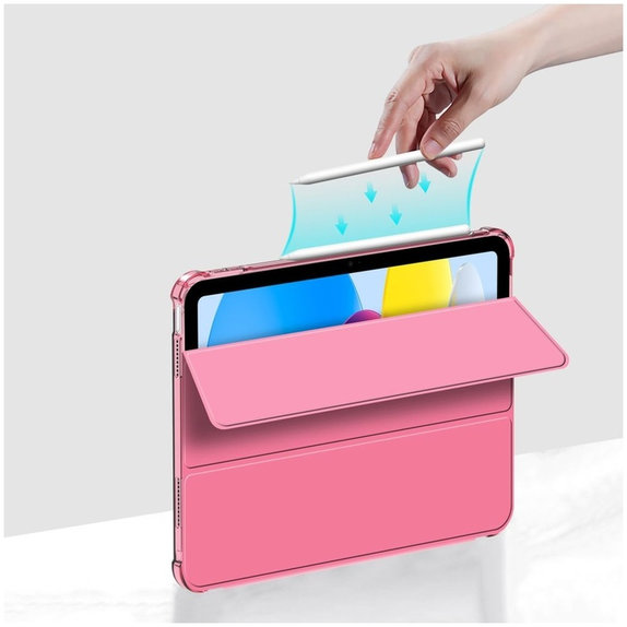 Maskica Sc Pen Hybrid za iPad 10.9" 10 / 2022 / 11" 11 / 2025, Crystal Magenta, Tech-Protect