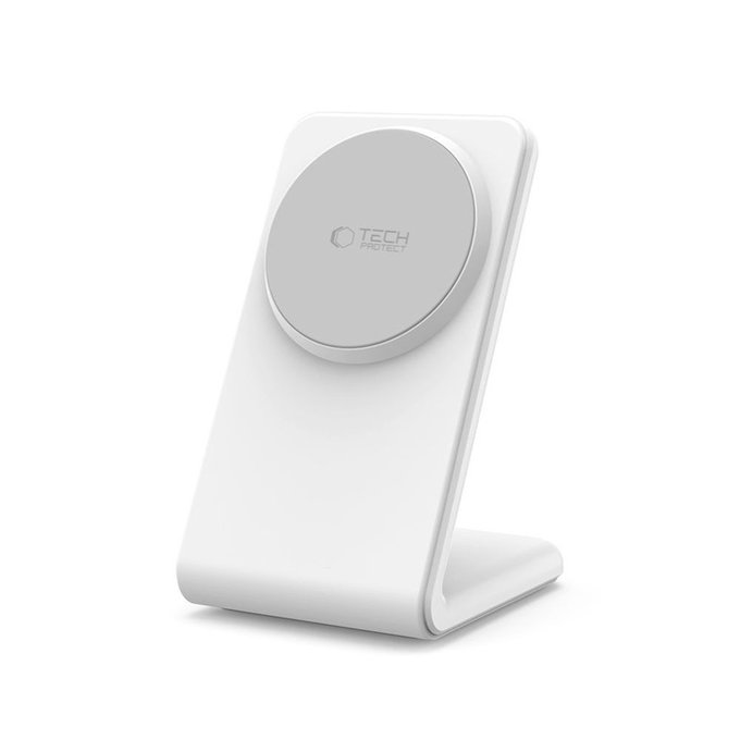 Bežični punjač QI15W-A38 Magnetic MagSafe, bijela, Tech-Protect