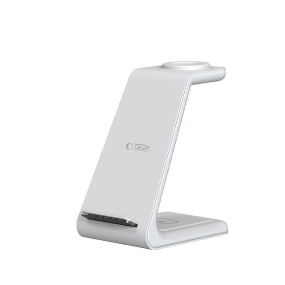 Bežični punjač QI15W-A36 3IN1 for Apple, bijela, Tech-Protect