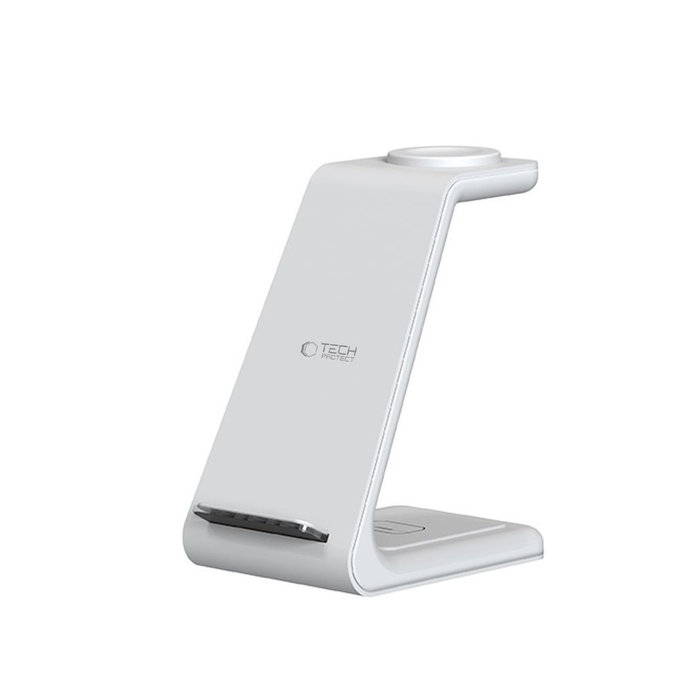 Bežični punjač QI15W-A36 3IN1 for Apple, bijela, Tech-Protect