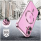 Maskica MagFlex MagSafe za iPhone 16 Shiny Rose, Tech-Protect