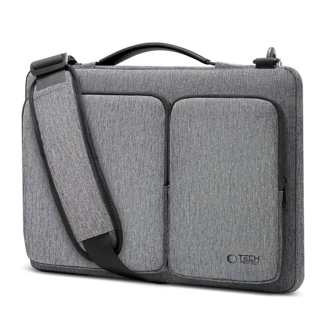 Torba za laptop Defender Bag 13-14, Crayon Grey, Tech-Protect