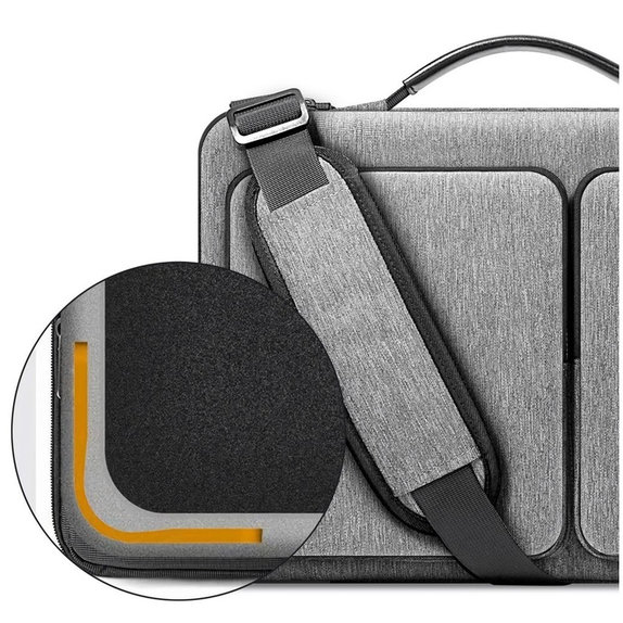 Torba za laptop Defender Bag 13-14, Crayon Grey, Tech-Protect