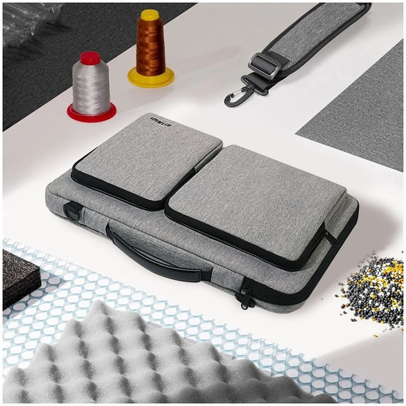 Torba za laptop Defender Bag 13-14, Crayon Grey, Tech-Protect