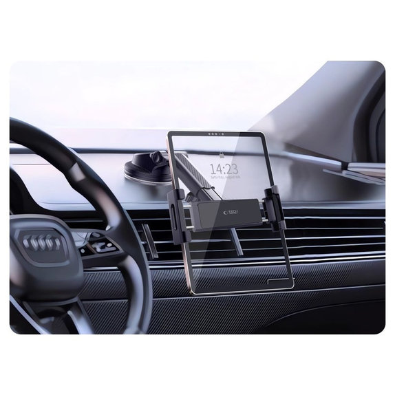Auto držač V4 Universal Windshield & Dashboard for Tablet, crna, Tech-Protect
