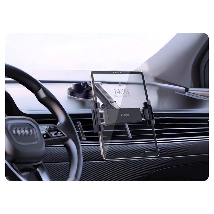 Auto držač V4 Universal Windshield & Dashboard for Tablet, crna, Tech-Protect