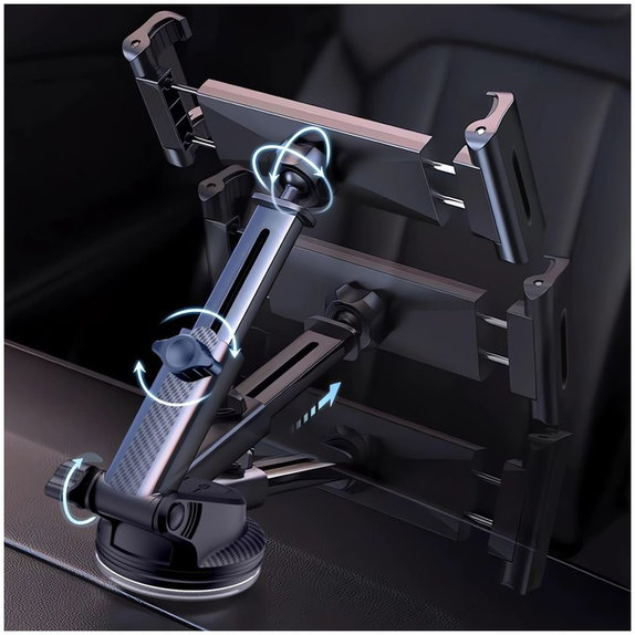 Auto držač V4 Universal Windshield & Dashboard for Tablet, crna, Tech-Protect