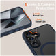 Maskica MagMat MagSafe za Samsung S25, Matte Navy, Tech-Protect