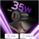 Auto punjač CC02 2-PORT PD 35W / QC3.0, crna, Tech-Protect