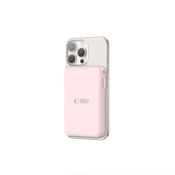 Powerbank PB31 Lifemag MagSafe 10000mAh, ružičasta, Tech-Protect