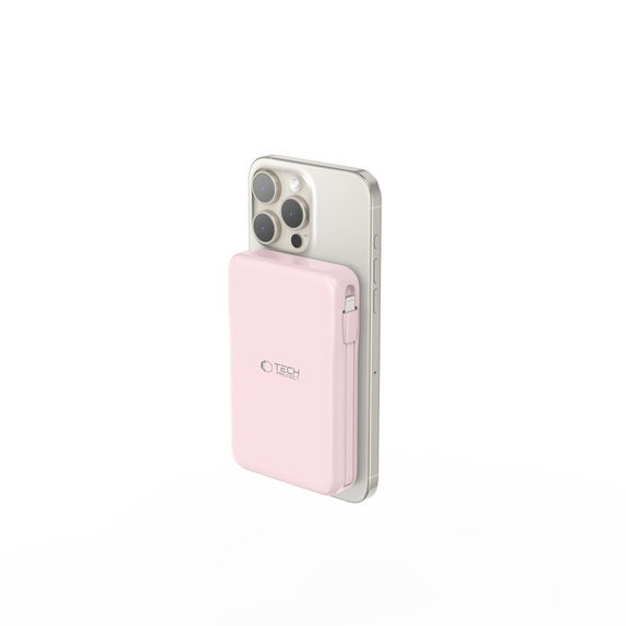 Powerbank PB31 Lifemag MagSafe 10000mAh, ružičasta, Tech-Protect