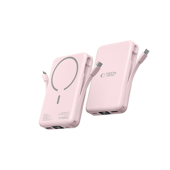 Powerbank PB31 Lifemag MagSafe 10000mAh, ružičasta, Tech-Protect