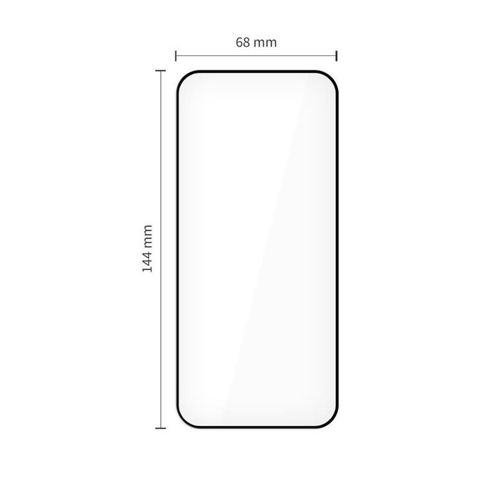 Kaljeno staklo Quick Set+ 2-PACK za iPhone 15 / 16, crna, Tech-Protect