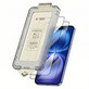 Kaljeno staklo Quick Set+ 2-PACK za iPhone 15 / 16, crna, Tech-Protect