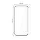 Kaljeno staklo Quick Set+ 2-PACK za iPhone 13 / 13 Pro / 14 / 16E / 17E, crna, Tech-Protect