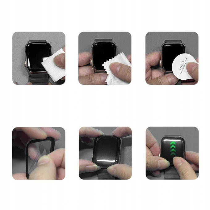 Hibridno staklo Glass Flex+ 2-PACK za Garmin Venu 3, crna, Tech-Protect