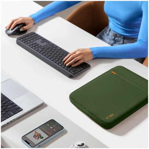 Torba za laptop Defender 15-16, Army Green, Tech-Protect