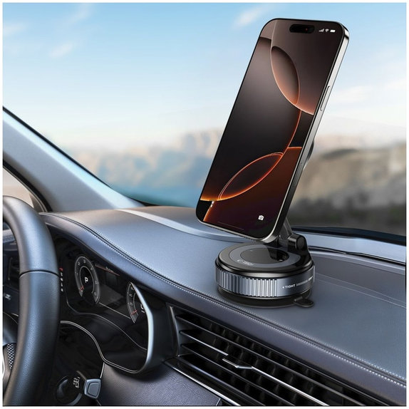 Auto držač N60 Magnetic MagSafe Windshield & Dashboard, crna, Tech-Protect
