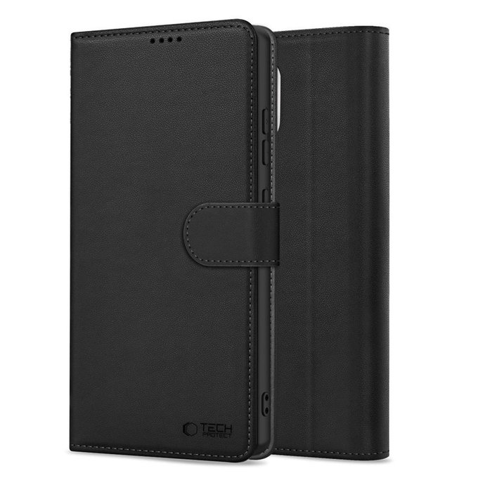 Maskica Wallet za Motorola Moto G56 5G, crna, Tech-Protect
