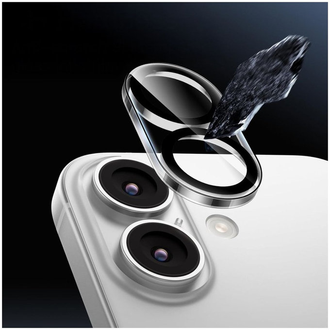 Zaštita kamere Cam Fit+ za iPhone 17, prozirna, Tech-Protect