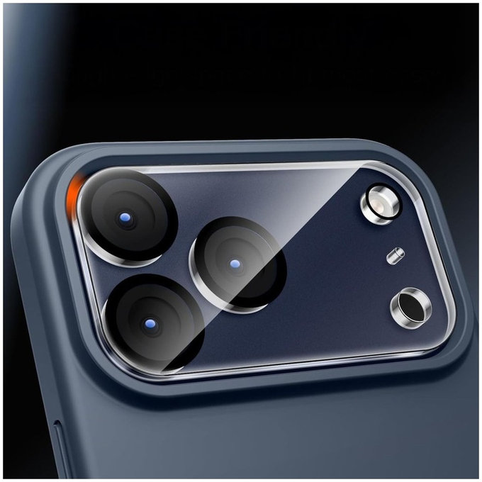 Zaštita kamere Cam Fit+ za iPhone 17 Pro, prozirna, Tech-Protect