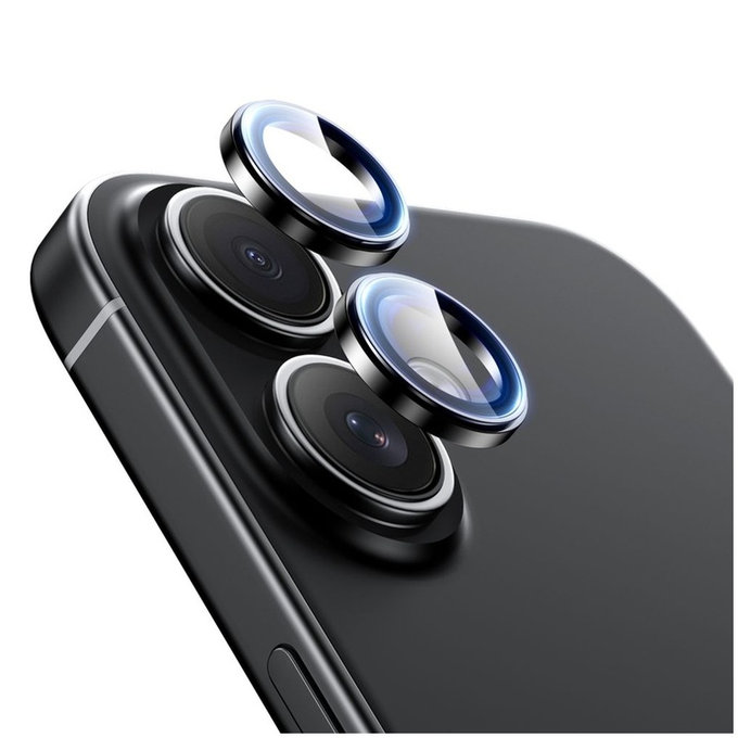 Zaštita kamere Camring Fit+ za iPhone 16 / 16 Plus / 17, prozirna, Tech-Protect