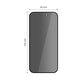Privacy kaljeno staklo Glass Spy+ 2-PACK za iPhone 16 Pro / 17 / 17 Pro, privacy, Tech-Protect