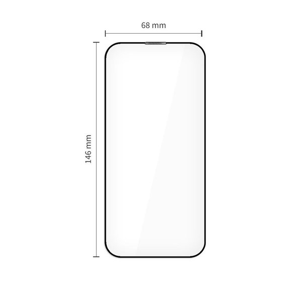 Kaljeno staklo Quick Set+ 2-PACK za iPhone 17, crna, Tech-Protect