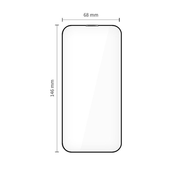 Kaljeno staklo Quick Set+ 2-PACK za iPhone 17, crna, Tech-Protect