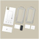 Kaljeno staklo Quick Set+ 2-PACK za iPhone 17, crna, Tech-Protect