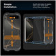 Kaljeno staklo Quick Set+ 2-PACK za iPhone 17, crna, Tech-Protect