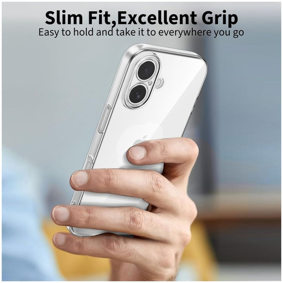 Zaštitna maskica FlexAir za iPhone 17, číre, Tech-Protect