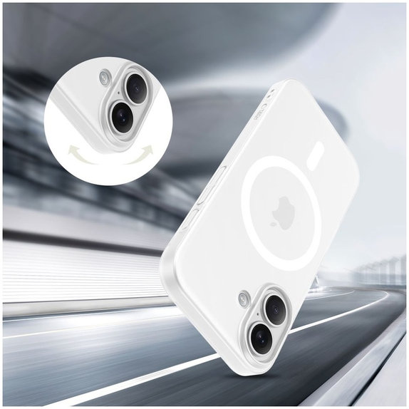 Maskica MagSlim MagSafe za iPhone 17, Matte/White, Tech-Protect