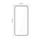 Kaljeno staklo Quick Set+ 2-PACK za iPhone 15 Pro, crna, Tech-Protect
