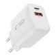 Mrežni punjač NCA20 2-PORT PD 20W / QC3.0 + Lightning Cable, bijela, Tech-Protect