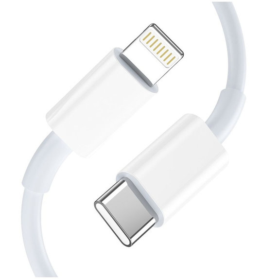 Mrežni punjač NCA20 2-PORT PD 20W / QC3.0 + Lightning Cable, bijela, Tech-Protect