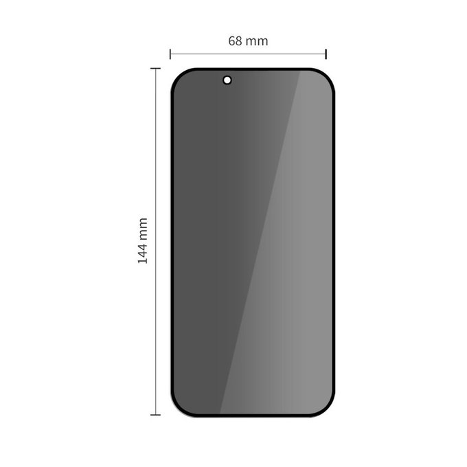 Privacy kaljeno staklo Quick Set Spy+ 2-PACK za iPhone 13 / 13 Pro / 14 / 16E / 17E, privacy, Tech-Protect