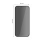 Privacy kaljeno staklo Quick Set Spy+ 2-PACK za iPhone 13 / 13 Pro / 14 / 16E / 17E, privacy, Tech-Protect