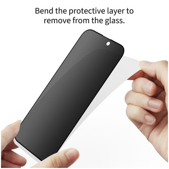 Privacy kaljeno staklo Glass Spy+ 2-PACK za Samsung S25 FE, Tech-Protect