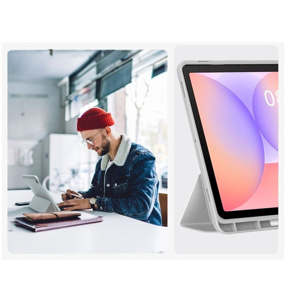 Maskica Sc Pen za Samsung Tab S9 11.0 / S9 FE / S10 FE / S10 Lite 10.9 X710 / X716B / X510 / X516B / X520 / X526 / X400 / X406B, siva, Tech-Protect